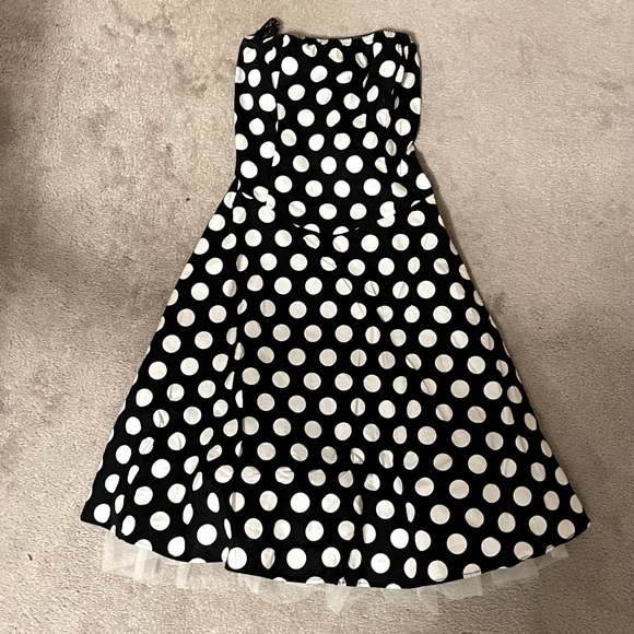 Classic B+W size 6 vintage style dress - Picture 1 of 4